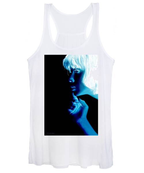 Cerulean Blue Women's Tank Tops