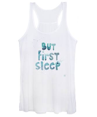 Blue And White Women's Tank Tops