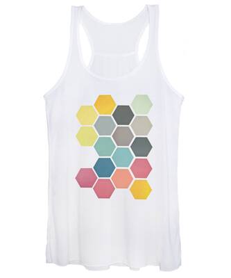 Paper Collage Women's Tank Tops