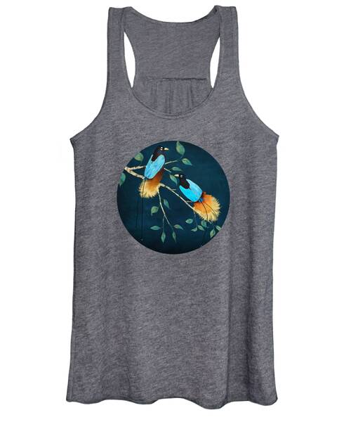 Abstract Feathers Women's Tank Tops