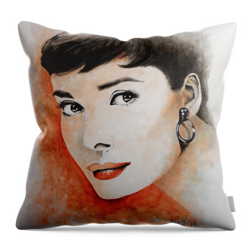LiLiPi Audrey Hepburn My Fair Lady Decorative Accent Throw Pillow 