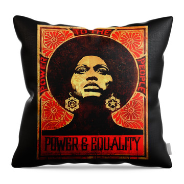 The Black Panther Throw Pillows