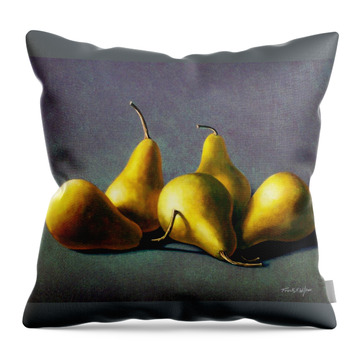 Pear Throw Pillows