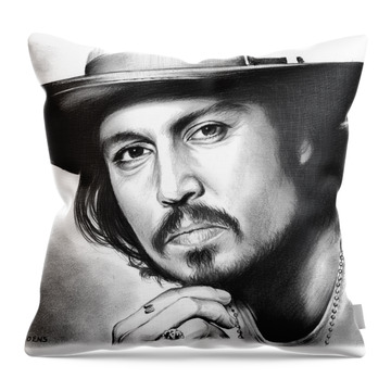 Johnny Depp Throw Pillows
