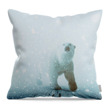 Polar Bear Throw Pillows