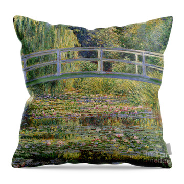 Water Lily Throw Pillows