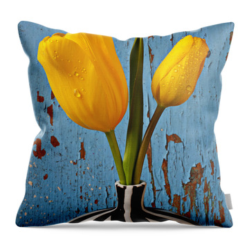 Tulips Throw Pillows