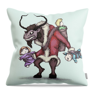 Evil Throw Pillows