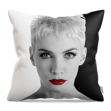 LV Art Throw Pillow by DG Design - Pixels