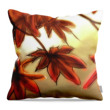 Colors of Fall - Throw Pillow Product by Matthias Zegveld