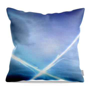Dancing in the Skies - Throw Pillow Product by Matthias Zegveld