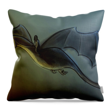 Dragon of Fire - Throw Pillow Product by Matthias Zegveld