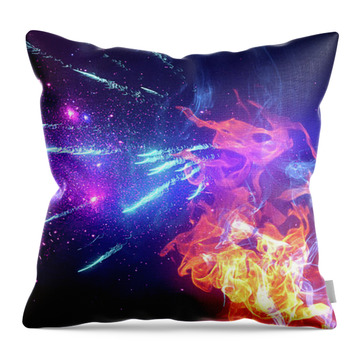 Fire of Glory - Throw Pillow Product by Matthias Zegveld