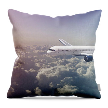 Flight 715 - Throw Pillow Product by Matthias Zegveld