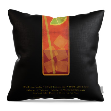 Bloody Mary Throw Pillows