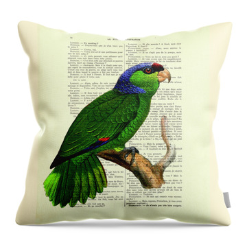 Parakeet Throw Pillows