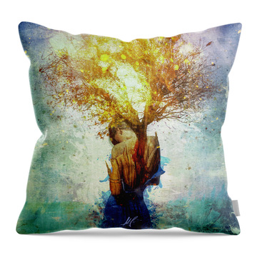 Loneliness Throw Pillows