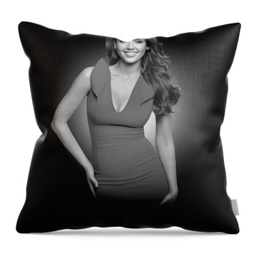 Jessica Alba Throw Pillows