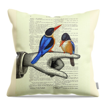 Kingfisher Throw Pillows