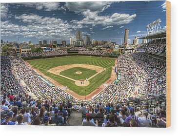 Wrigley Field Wood Prints