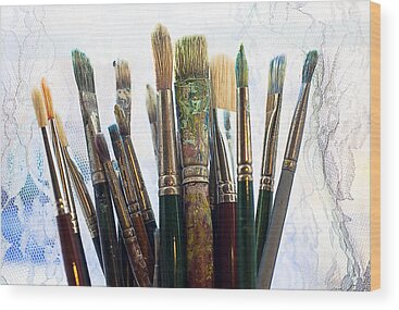 Paint Brush Brush Wood Prints