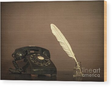 Rotary Dial Wood Prints
