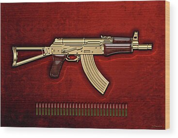 Kalashnikov Wood Prints