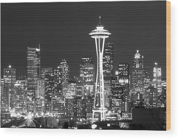 Seattle Landmark Wood Prints