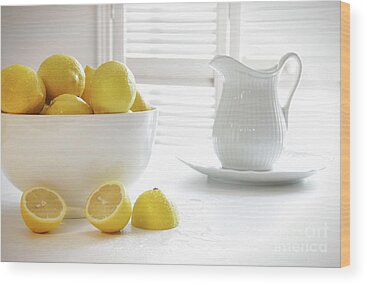 Lemon Juice Wood Prints