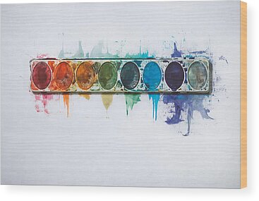 Colorful watercolor paint on white canvas. Super high resolution and  quality by Michal Bednarek