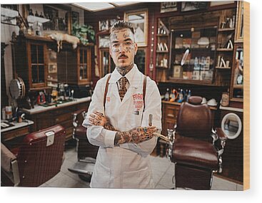 Tattoo Shop Wood Prints