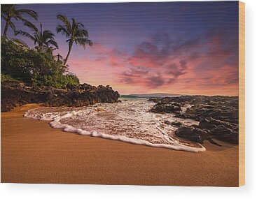 Maui Sunrise Wood Prints