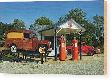 Vintage Gas Station #7 by Mountain Dreams
