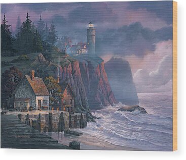 Lighthouse Wood Prints