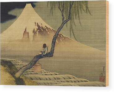 Thirty-six Views Of Mount Fuji Wood Prints