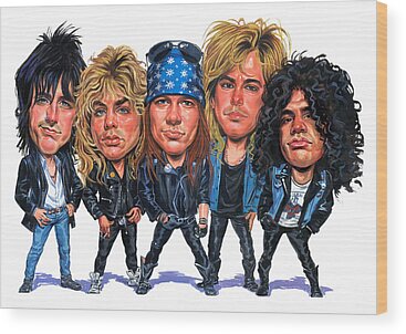 Steven Adler Wood Prints