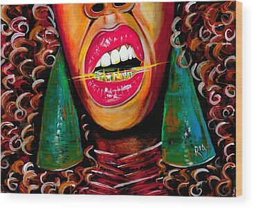 Mouth Wood Prints