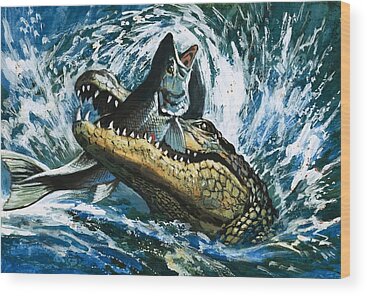 Alligator Wood Prints