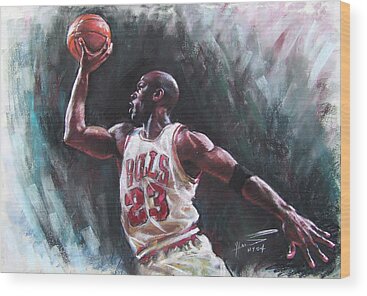 Threepeat - Chicago Bulls - Michael Jordan Scottie Pippen Dennis Rodman  Wood Print by Prashant Shah - Pixels