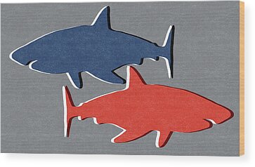 Designs Similar to Blue and Red Sharks