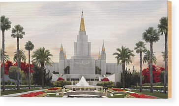 Oakland Temple Wood Prints