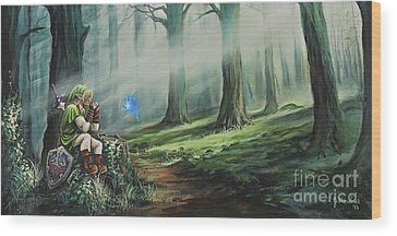 Legend Of Zelda Wood Prints