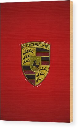 Hood Emblem Wood Prints