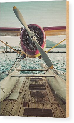 Seaplane Wood Prints