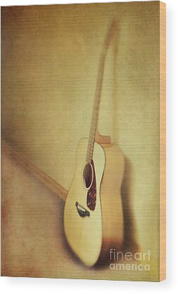 Guitar Still Life Wood Prints