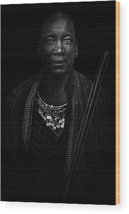 Masai Warrior Wood Prints