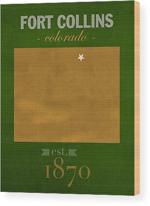 Colorado State University Wood Prints