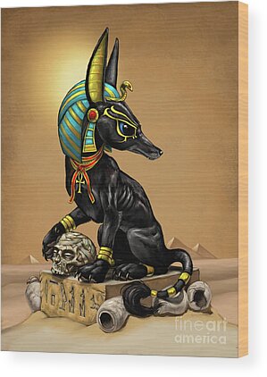 Anubis Wood Prints