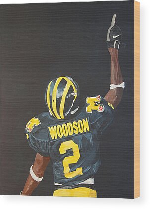 Heisman Wood Prints