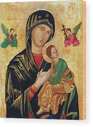 Our Lady Of Sorrows Wood Prints